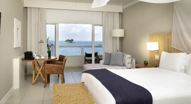Двухместный номер Deluxe с балконом Hotel Jequitimar Guaruja Resort & Spa by Accor