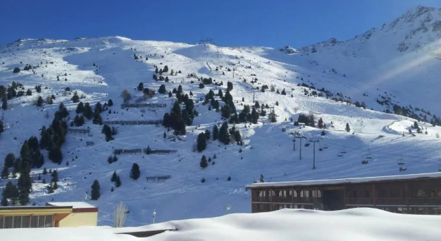 Студия Arc 2000 -location Appartements et de 1 studio avec balcon, vue, ski in off, Wi-Fi