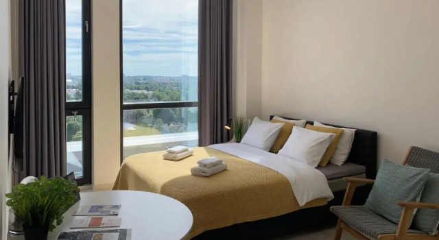 Студия Superior Orange Apartments Tower & Free Parking