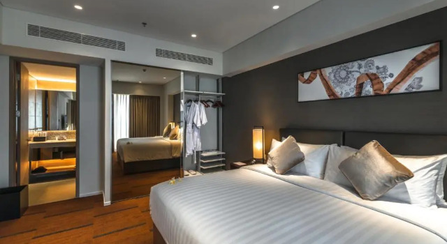 Camera Executive 1 camera da letto Oakwood Hotel & Residence Surabaya