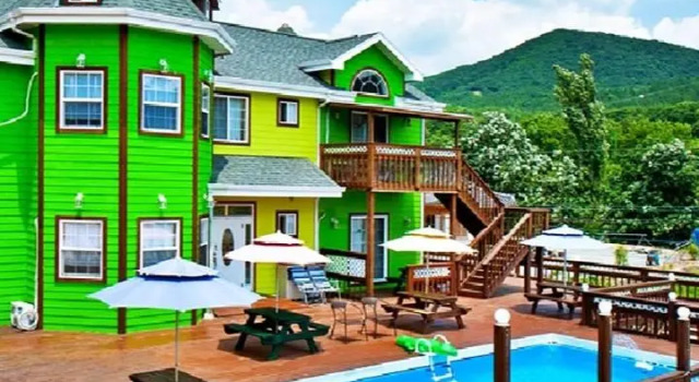 Gyeongju Woojin Green Pension, Забронировать Гостевой дом Отели провинции Кёнсан-Пукто с парковкой, Парковка