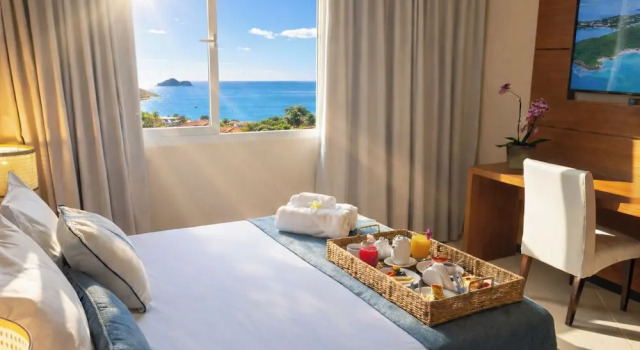 Апартаменты Premium с видом на океан Buzios Mar Hotel