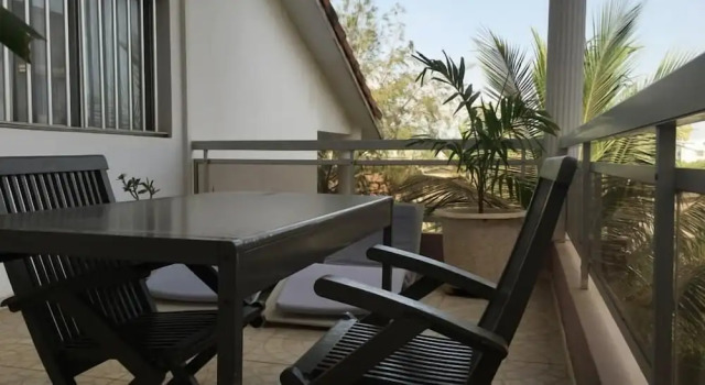 Standard Casal quarto varanda La Villa Blanche
