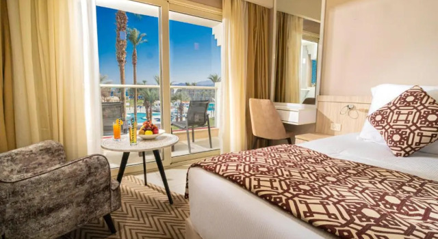 Двухместный номер с видом на сад Amarina Abu Soma Resort & Aquapark