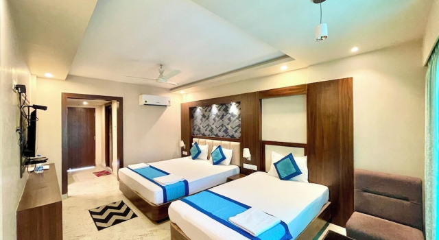Трёхместный номер Deluxe Ambika Palace - Puri near Sea Beach