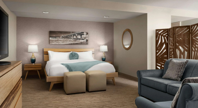 Двухместный полулюкс Executive Sonesta Redondo Beach and Marina