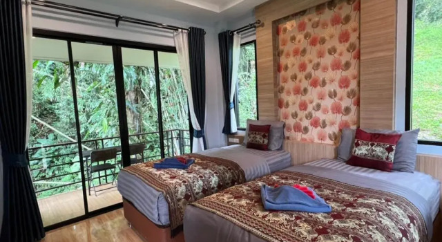 Двухместный номер Superior с видом на горы Khaosok Rainforest Resort