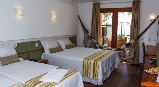 Четырёхместный номер Standard с балконом Genus Beach Hotel