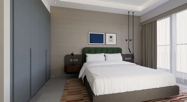 Двухместная студия Classic с видом на город Marriott Executive Apartments Jumeirah Lakes Towers, Dubai