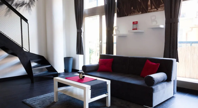 Habitación doble Estándar dúplex con balcón Ricci Apartments