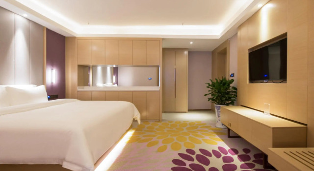 Двухместный люкс Deluxe с видом на улицу Lavande Hotel Qijiang High-speed Railway Station