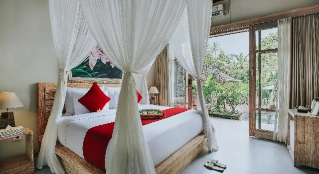 Номер Standard с красивым видом из окна Kawi Resort Ubud