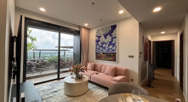 Апартаменты Superior с 2 комнатами с видом на город NU Apartment in Lumiere Riverside - Central District 2