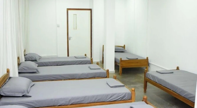 Кровать в общем номере Colombo Mount Hostel