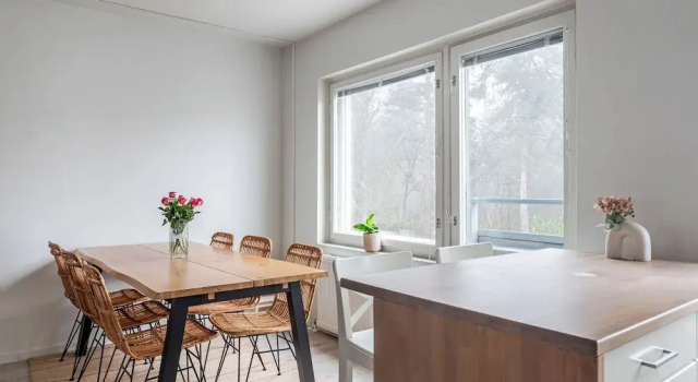 2BR Apt near Center with Free Parking, Buchen Sie Ferienwohnung Lahti Skigebiet Messila