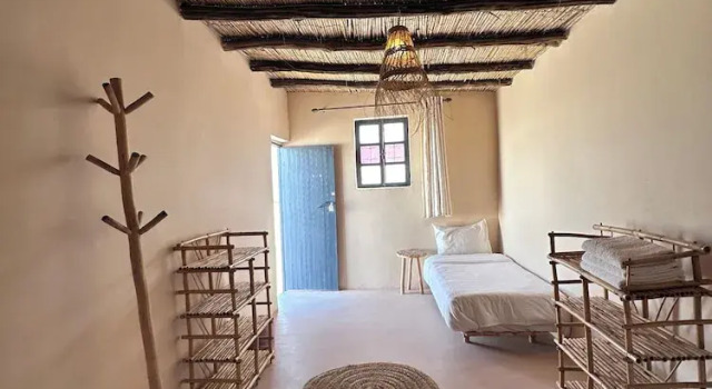 Кровать в общем номере Desert Sands Dakhla Lagoon View & Kitesurf Spot