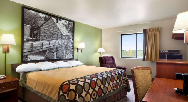 Dwuosobowy suite Super 8 by Wyndham Macon