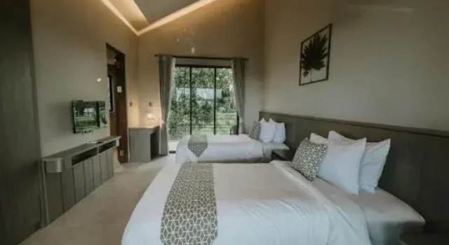 Вилла с 2 комнатами с балконом и с красивым видом из окна Uma Lys Villa Ubud