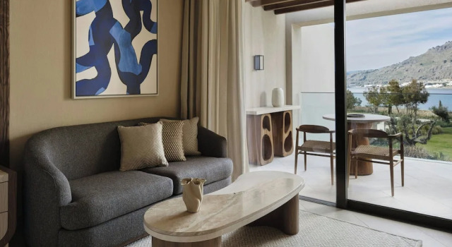 Двухместный номер Hemera с балконом и с видом на море Amoh, a Luxury Collection Resort, Rhodes