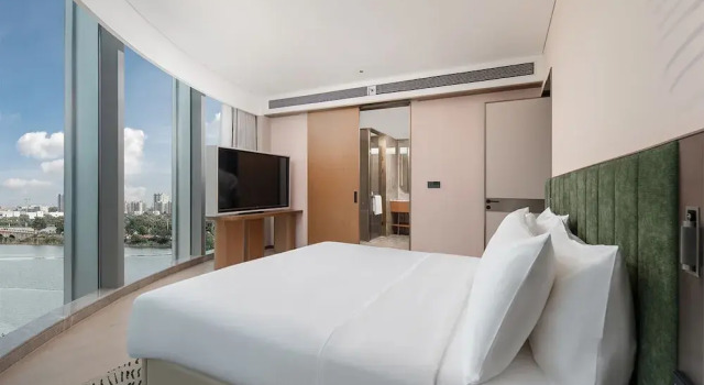 Двухместный люкс Deluxe Hilton Garden Inn Wuhu Economic Tech Zone