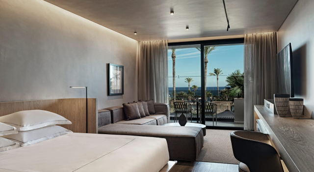 Люкс с видом на море Ammades All Suites Beach Hotel & Spa