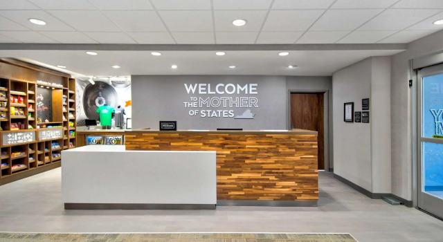 Кровать в общем номере Hampton Inn Abingdon, Va