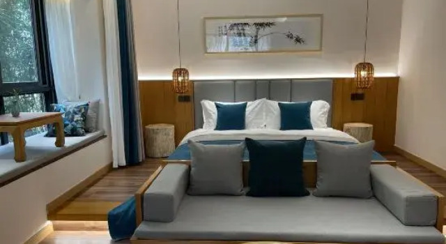 Люкс с 2 комнатами Mount Qingcheng Liuhe · Bisu Wenquan Homestay