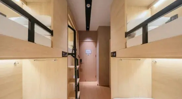 Кровать в общем номере (женский номер) Jiting Youth Hostel Nanjing West Road Metro Station Branch