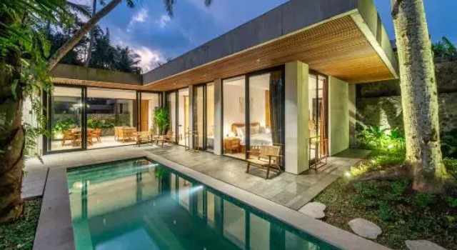 Happiness X6 - Private 3BR Tropical Pool Villa in Ubud, Varaa Villa Mökit kohteessa Bali, Mökki