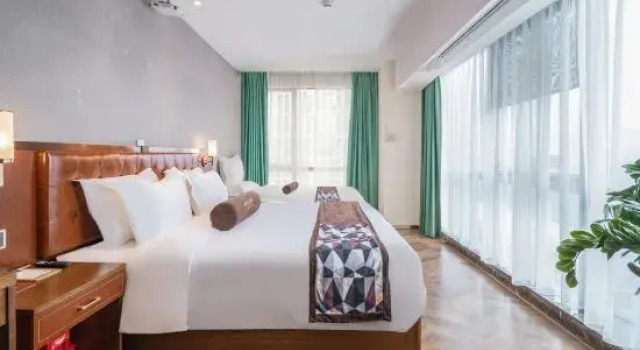 Люкс Superior с красивым видом из окна Estee ApartHotel Beijing