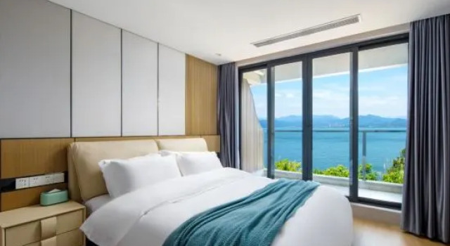 Люкс с 2 комнатами с красивым видом из окна Taiping Lake Zai Shui Yi Fang Vacation Apartment