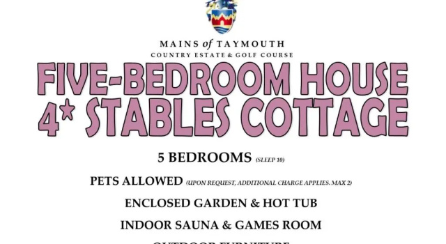 Коттедж с 5 комнатами Mains of Taymouth Country Estate Houses
