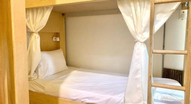 Кровать в общем номере Hostel Musa Paradisiaca