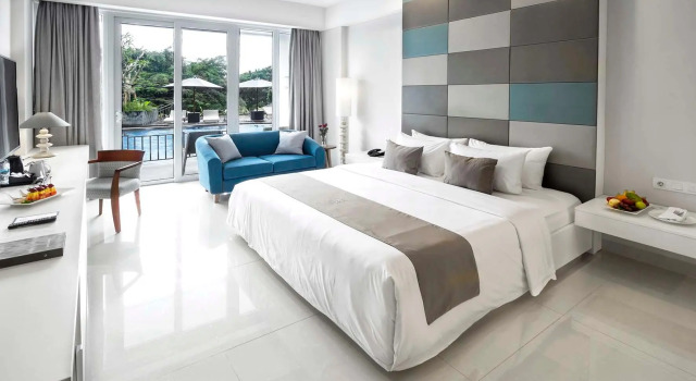 Deluxe Tweepersoonskamer met balkon en  met uitzicht R Hotel Rancamaya