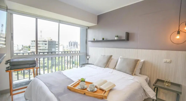 Двухместные семейные апартаменты с 2 комнатами Trendy Host Black - San Isidro
