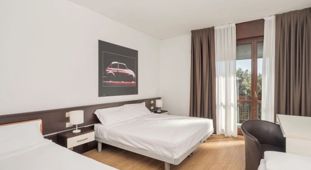 Четырёхместный номер Standard B&B HOTEL Eurorest Conegliano