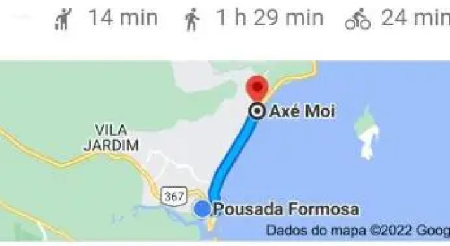 Кровать в общем номере Pousada Formosa