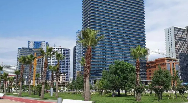 Апартаменты Panoramic Sea and City View Aparthotel In Orbi City Batumi