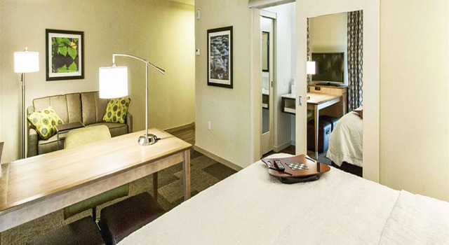 Двухместная студия Hampton Inn Hibbing
