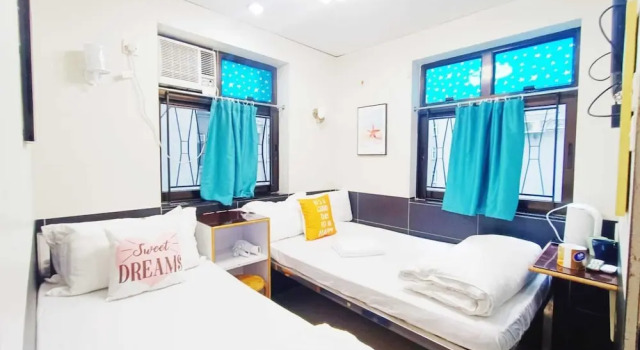 Трёхместный номер Economy Apple Hostel 蘋果賓館