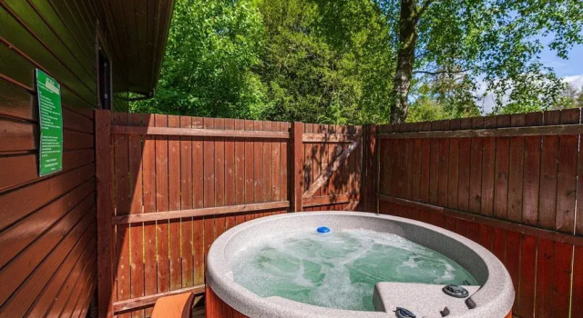 Primrose Lodge 2 with Hot Tub (H 2014) 57293, Book Hotel Minnigaff Scotland