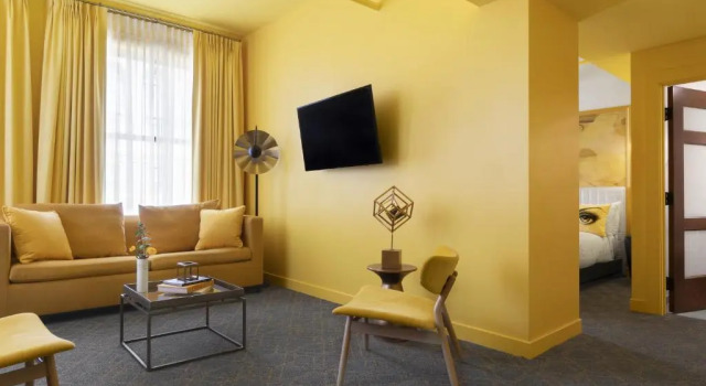 Двухместный люкс c 1 комнатой Angad Arts Hotel St Louis, Tapestry Collection by Hilton