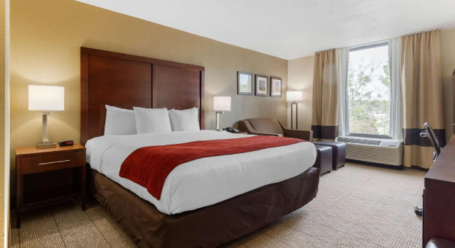 Двухместный люкс Comfort Inn & Suites Durham near Duke University