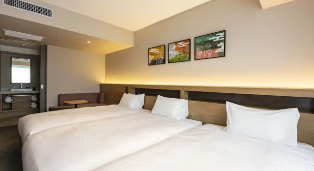 Трёхместный номер Relax Отель Forza Osaka Namba Dotonbori