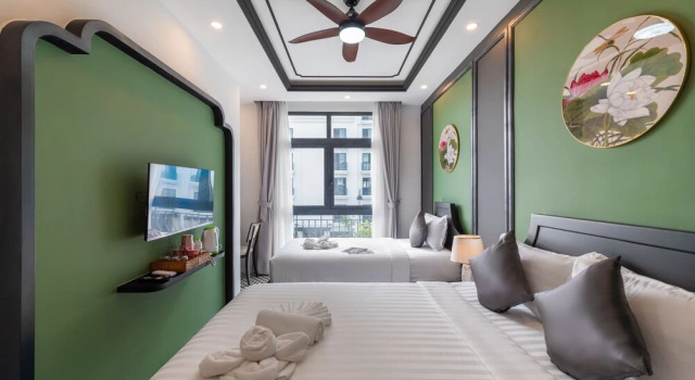 Трёхместный номер Deluxe Le Palmier Phu Quoc Hotel