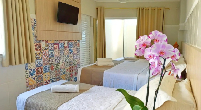 Двухместный номер Comfort с видом на горы Hotel Pousada Família de Nazaré