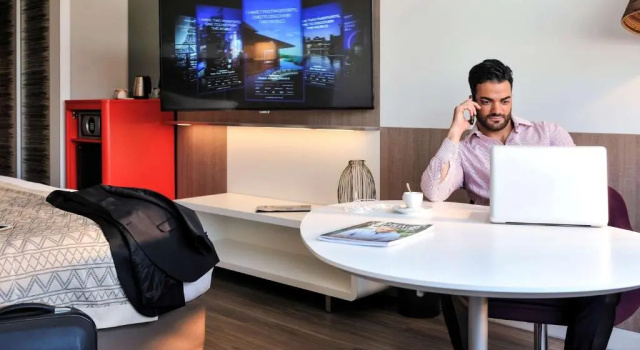 Superior Casal quarto com vista para a cidade Pullman Dakar Teranga