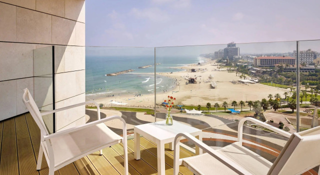 Двухместный номер Deluxe с видом на море The Ritz-Carlton, Herzliya