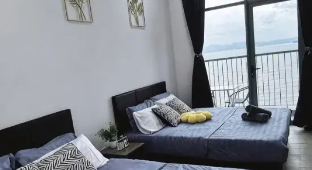 Люкс с видом на море JESSELTON QUAY Premier Suites T1 L07 - KK TOWN
