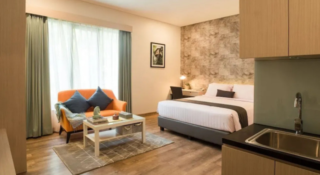 Люкс Deluxe Treehouse Suites at Kuningan - Boutique Serviced Apartment